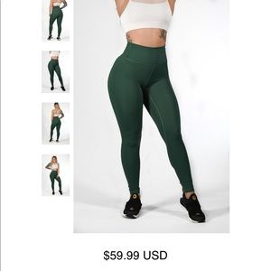 Till You Collapse green legging